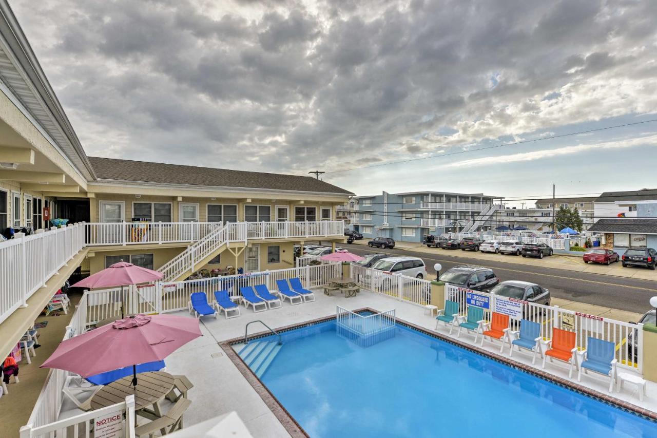 North Wildwood Condo With Pool, Walk To Boardwalk! Екстер'єр фото