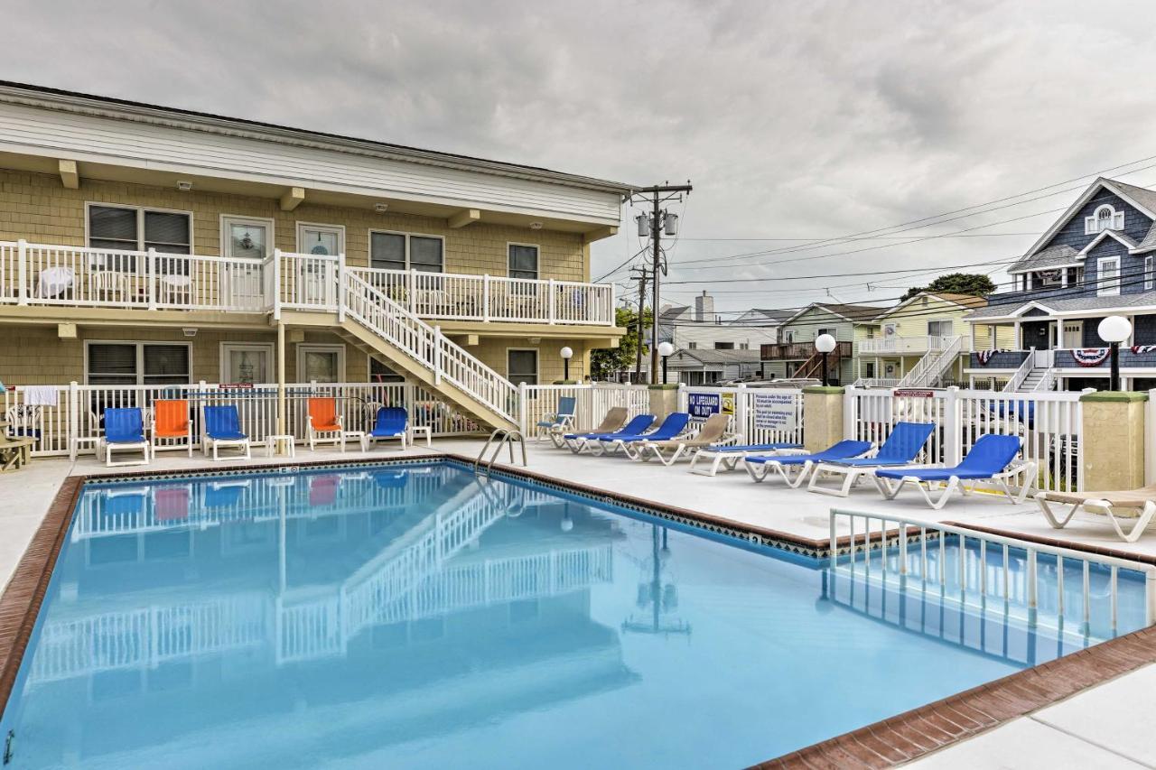 North Wildwood Condo With Pool, Walk To Boardwalk! Екстер'єр фото